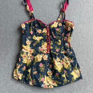 Abercrombie-fitch kids floral corset top XL
